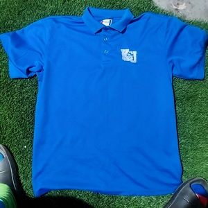 Clique Kansas Jayhawks Embroided Polo Shirts Size 2XL